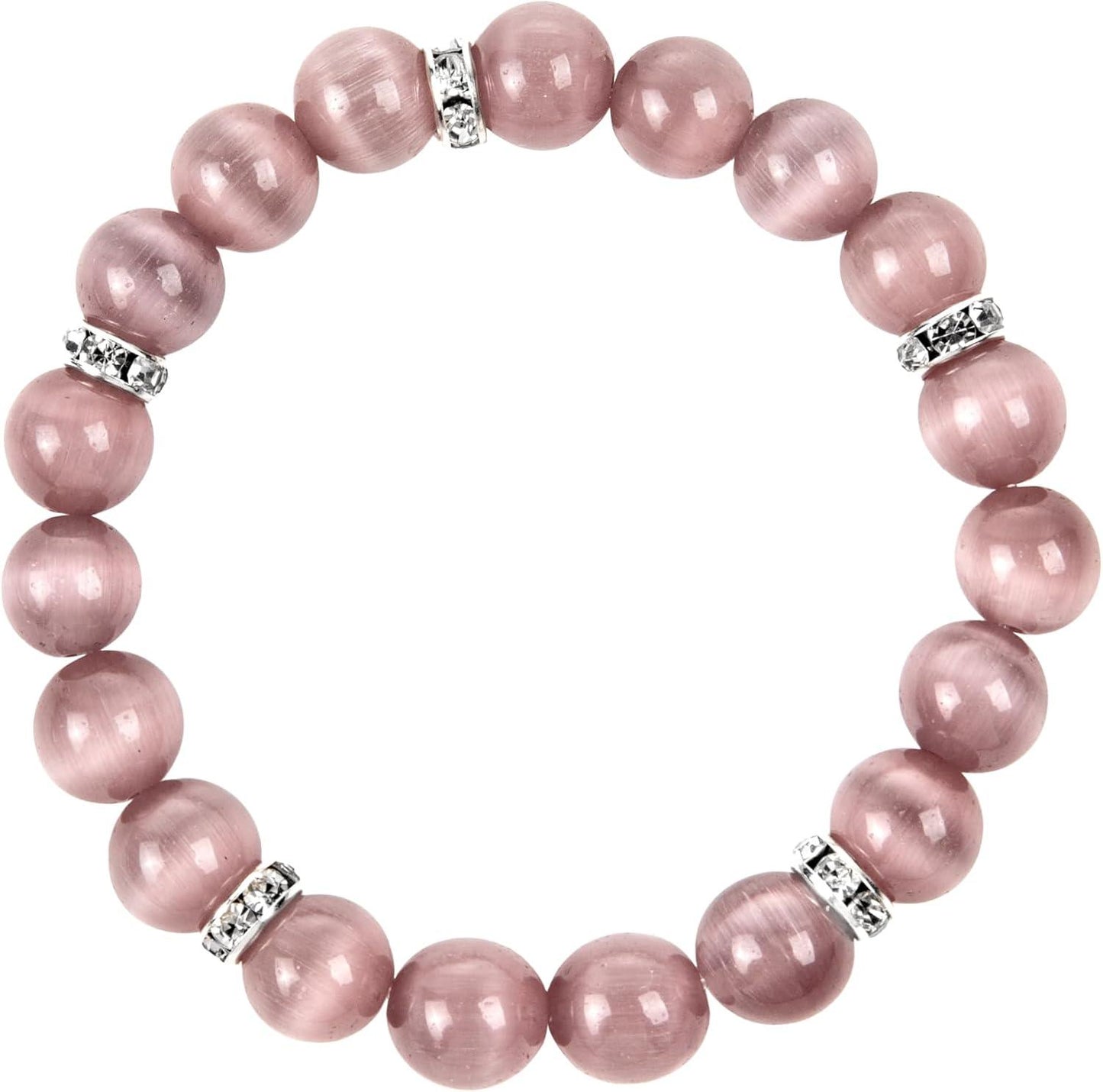 Healing Bracelet For Women Anxiety Crystal Bracelet Chakra Beaded Bracelets Rose Quartz Crystals And Healing Stones Yoga Bead Bracelet Calming Stretch Bracelet Stress Relief Gifts For Women