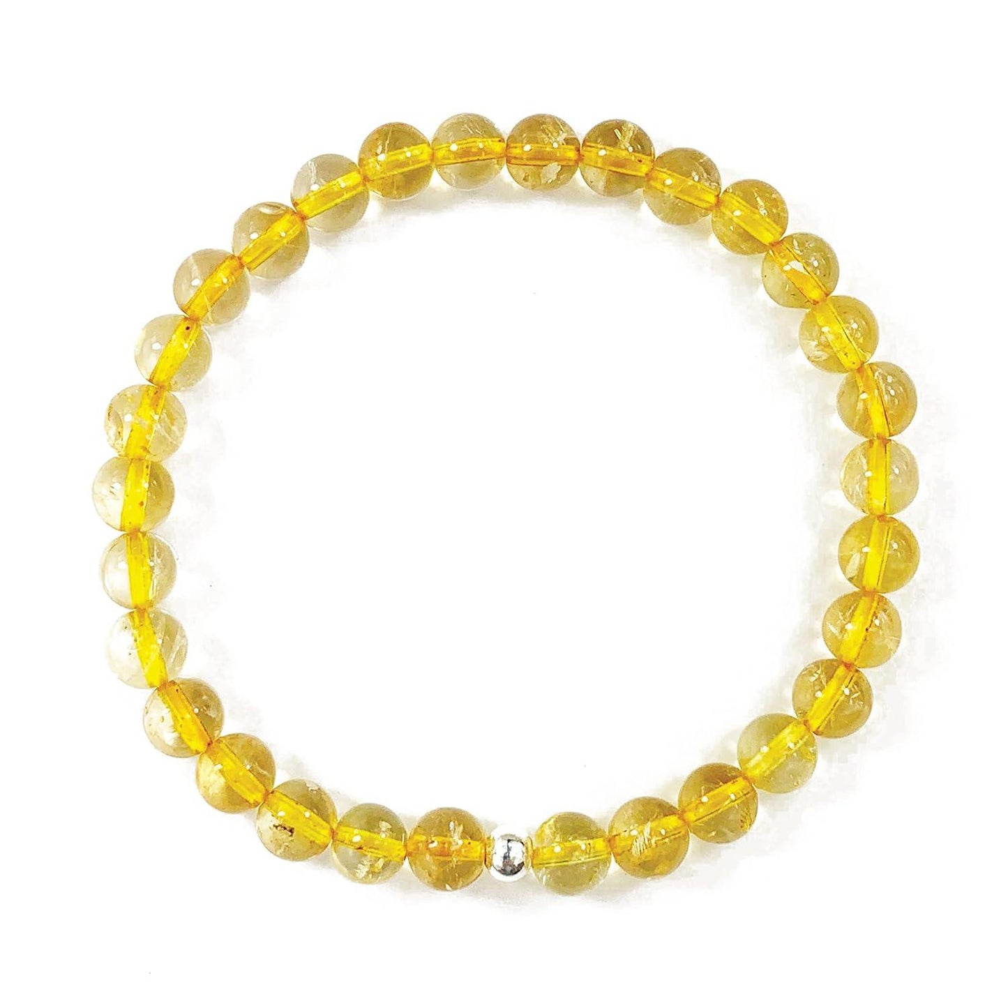 Clear Quartz Crystal Bracelet, Chakra Healing Energy Balancing, Simple Natural White Stone, Handmade Jewelry Gift for Women, 6.5-7” wrist (Burst - Clear Crystal)