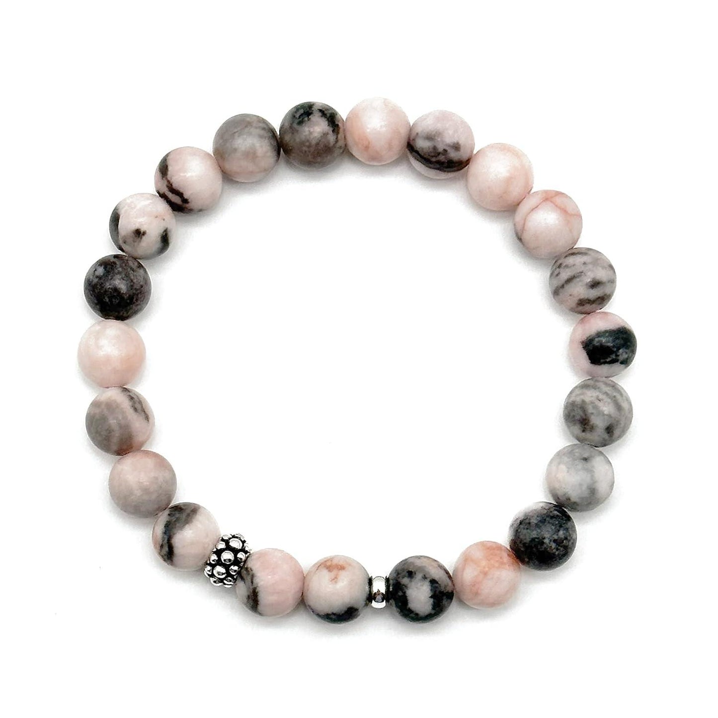 Clear Quartz Crystal Bracelet, Chakra Healing Energy Balancing, Simple Natural White Stone, Handmade Jewelry Gift for Women, 6.5-7” wrist (Burst - Clear Crystal)
