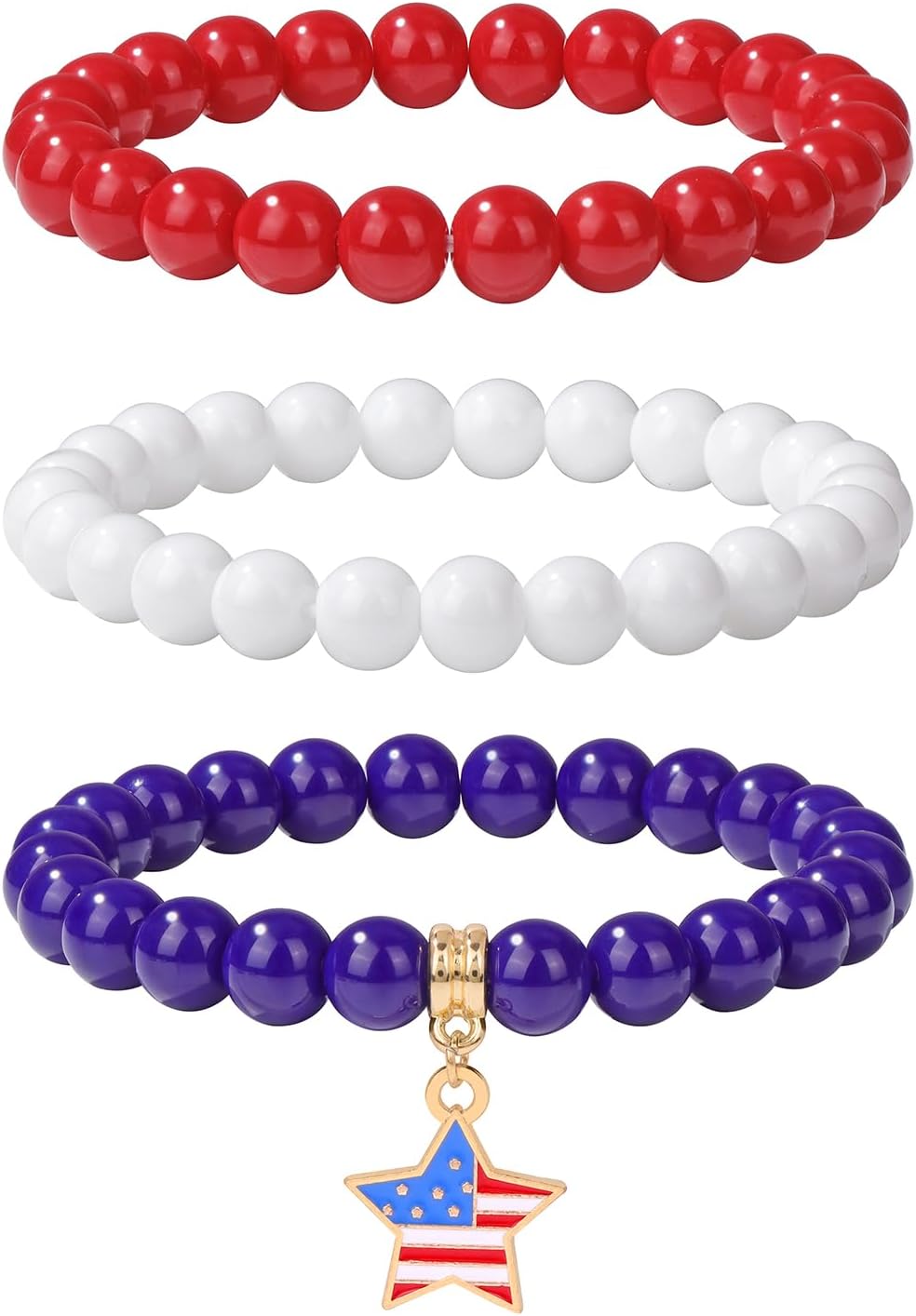 Healing Crystal Beaded Bracelets for Women,Natural Amethyst Gemstones Bracelet,Anxiety Stress Relief Heart Charm Bracelet Handmade purple Jewelry Gifts for Women